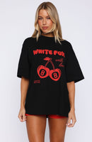 With Love In The Moment Oversized Tee Black