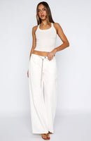 Never Really Over Pants White