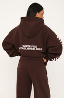 Higher Ground Zip Front Hoodie Chocolate