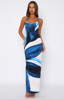 Feeling The Heat Maxi Dress Midnight Petal