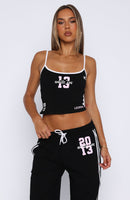 All Star Season Singlet Black