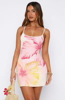 Maybe Later Mini Dress Oasis Bloom