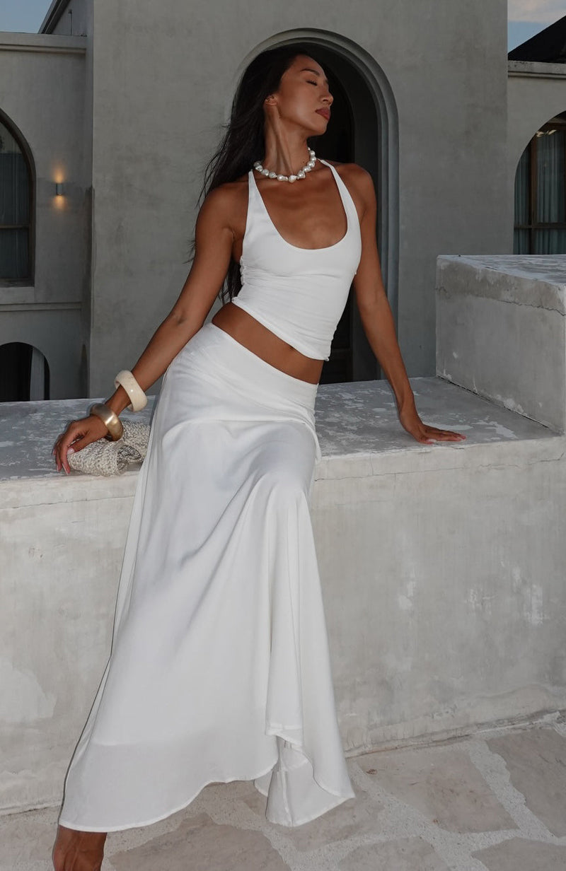 Sunbliss Maxi Skirt White