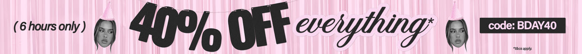 Birthday Sale - 40% Off