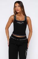 Don't Need Anyone Tank Top Black