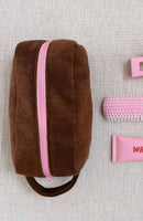 Lillian Cosmetic Bag Chocolate