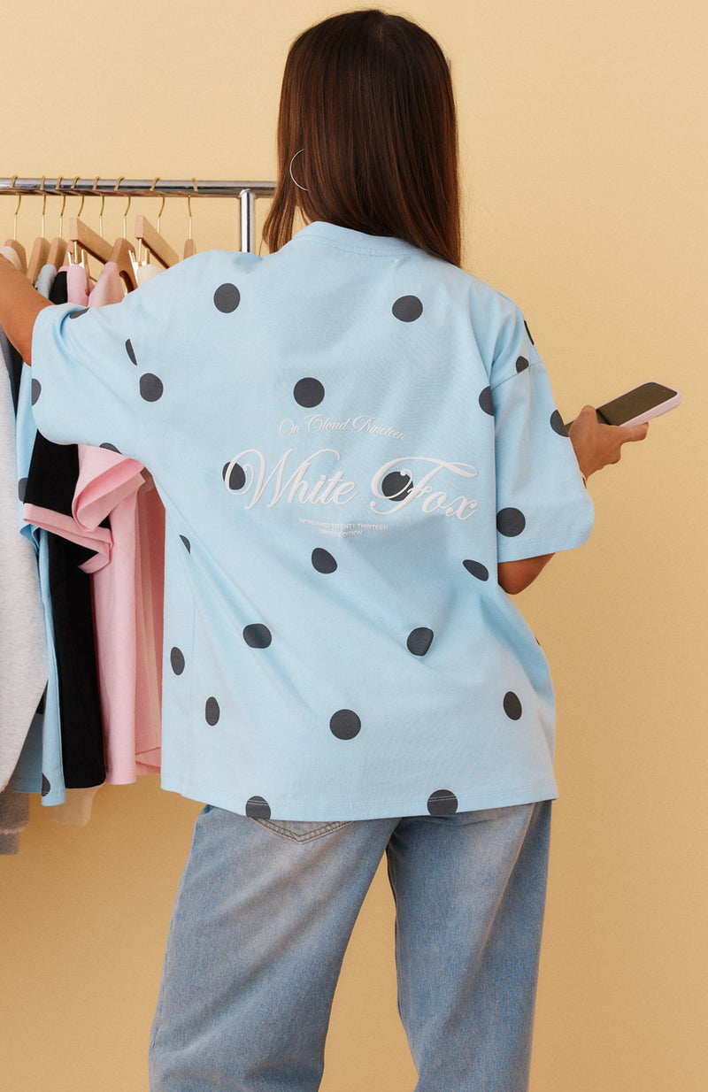 On Cloud Nineteen Angelique Oversized Tee Baby Blue