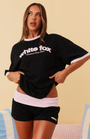 On Cloud Nineteen Nikola Fold Over Lounge Shorts Black