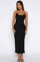 She's For Keeps Maxi Dress Black