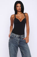 Feel Your Love Bodysuit Black
