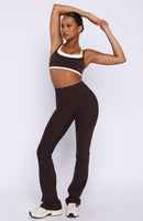 Movement Flare Leggings Dark Chocolate