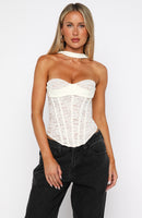 Parisian Love Story Bustier Cream