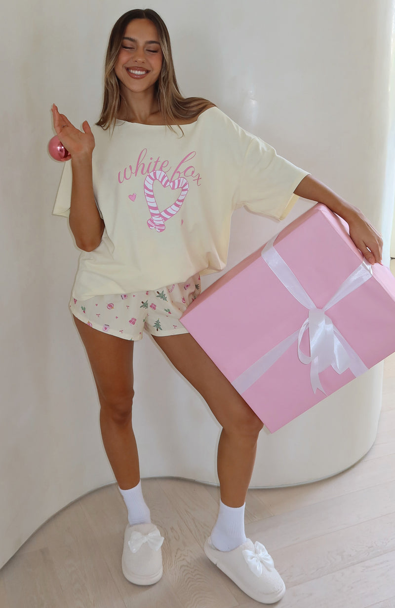 Sweetheart Pyjama Short Festive Flicker