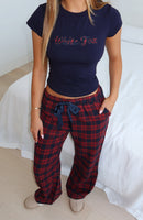 That Time Of Year Pyjama Pants Red/Navy